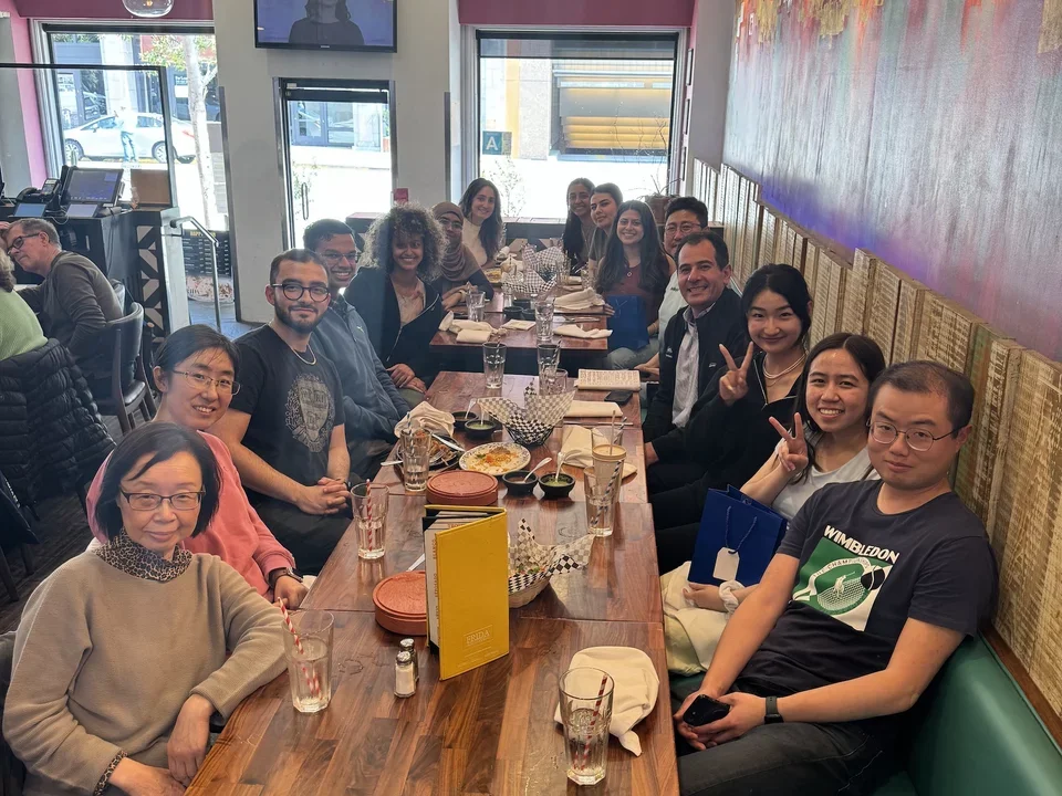 Celebrating undergrad seniors Lorraine, Ania, Rachel, and Vivien (Class of 2024) at Frida's